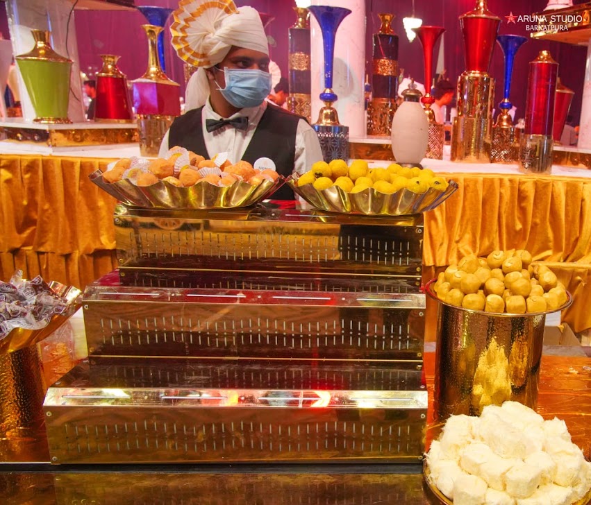 Chaat, dosa & mithai counters — Aadhya Caterers Hyderabad